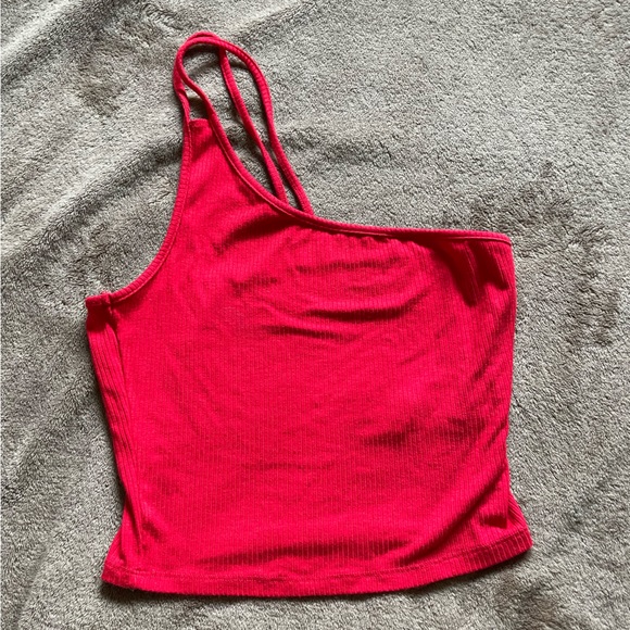 Garage- one strap cherry red top - Picture 1 of 2